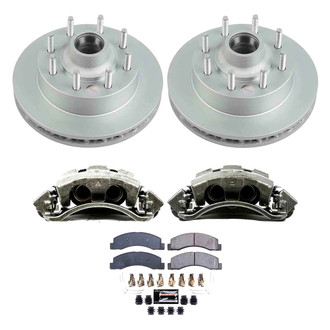 PowerStop® - Z23 Evolution Sport Plain Front Brake Kit with Calipers