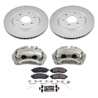 PowerStop® - Z23 Evolution Sport Plain Front Brake Kit with Calipers