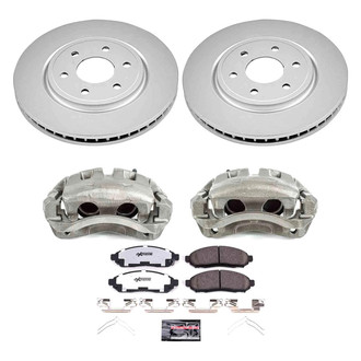 PowerStop® - Z36 Extreme Plain Front Brake Kit with Calipers