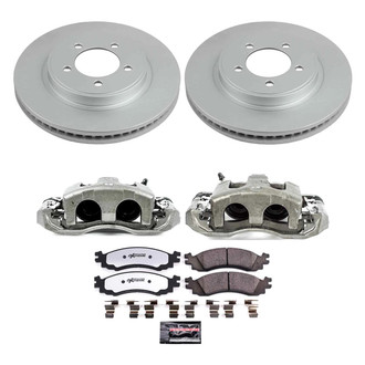 PowerStop® - Z36 Extreme Plain Front Brake Kit with Calipers