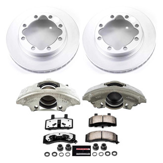 PowerStop® - Z36 Extreme Plain Front Brake Kit with Calipers
