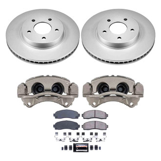 PowerStop® - Z23 Evolution Sport Plain Front Brake Kit with Calipers