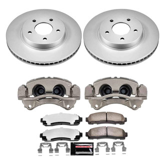PowerStop® - Z36 Extreme Plain Front Brake Kit with Calipers