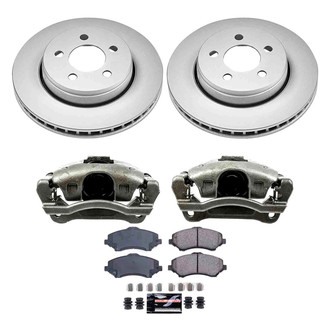 PowerStop® - Z23 Evolution Sport Plain Front Brake Kit with Calipers