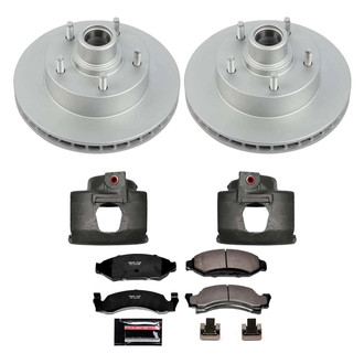 PowerStop® - Z23 Evolution Sport Plain Front Brake Kit with Calipers