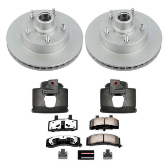 PowerStop® - Z36 Extreme Plain Front Brake Kit with Calipers