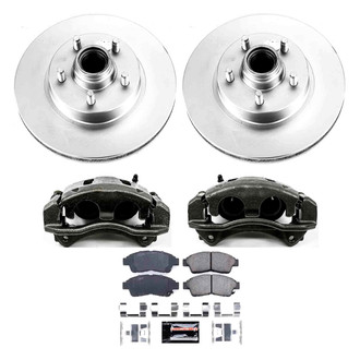 PowerStop® - Z23 Evolution Sport Plain Front Brake Kit with Calipers
