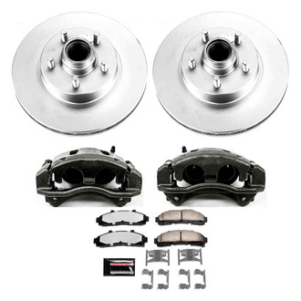 PowerStop® - Z36 Extreme Plain Front Brake Kit with Calipers