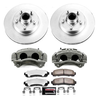 PowerStop® - Z36 Extreme Plain Front Brake Kit with Calipers