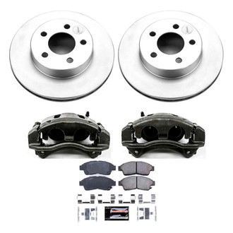 PowerStop® - Z23 Evolution Sport Plain Front Brake Kit with Calipers