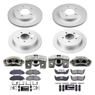 PowerStop® - Z23 Evolution Sport Plain Front and Rear Brake Kit with Calipers