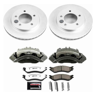 PowerStop® - Z36 Extreme Plain Front Brake Kit with Calipers