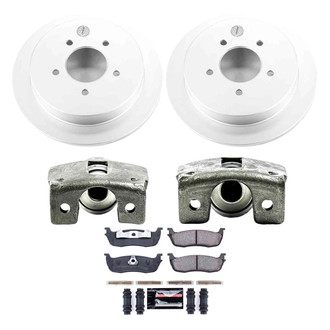 PowerStop® - Z23 Evolution Sport Plain Rear Brake Kit with Calipers