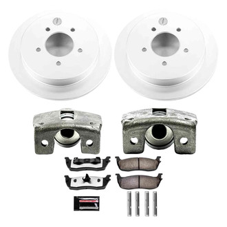 PowerStop® - Z36 Extreme Plain Rear Brake Kit with Calipers