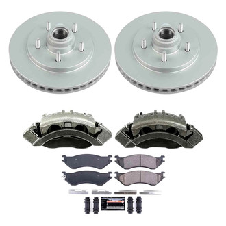 PowerStop® - Z23 Evolution Sport Plain Front Brake Kit with Calipers