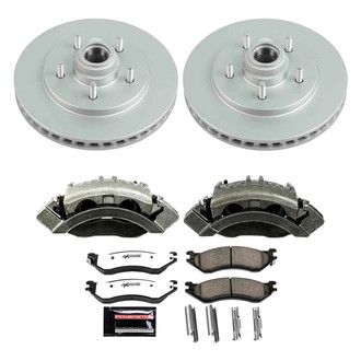 PowerStop® - Z36 Extreme Plain Front Brake Kit with Calipers
