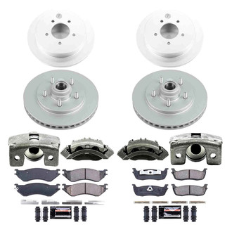 PowerStop® - Z23 Evolution Sport Plain Front and Rear Brake Kit with Calipers