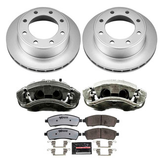 PowerStop® - Z36 Extreme Plain Rear Brake Kit with Calipers