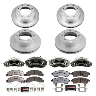 PowerStop® - Z36 Extreme Plain Front and Rear Brake Kit with Calipers
