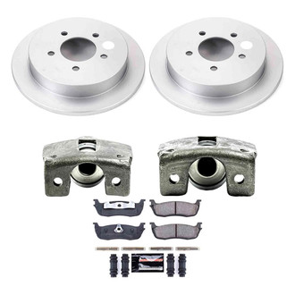 PowerStop® - Z23 Evolution Sport Plain Rear Brake Kit with Calipers