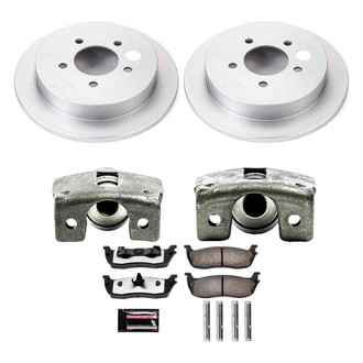 PowerStop® - Z36 Extreme Plain Rear Brake Kit with Calipers