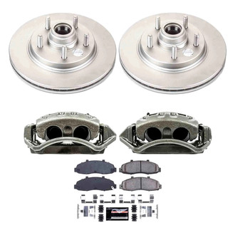PowerStop® - Z23 Evolution Sport Plain Front Brake Kit with Calipers