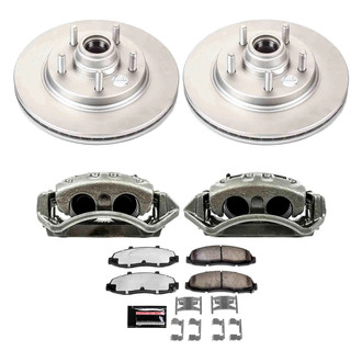 PowerStop® - Z36 Extreme Plain Front Brake Kit with Calipers