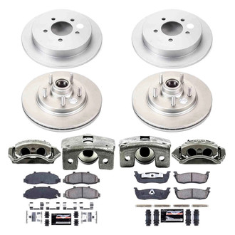 PowerStop® - Z23 Evolution Sport Plain Front and Rear Brake Kit with Calipers