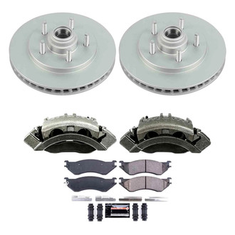 PowerStop® - Z23 Evolution Sport Plain Front Brake Kit with Calipers