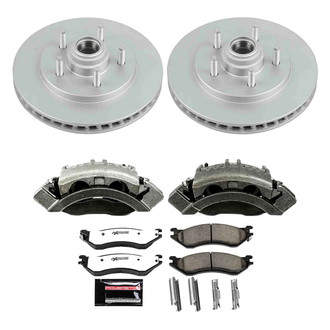 PowerStop® - Z36 Extreme Plain Front Brake Kit with Calipers