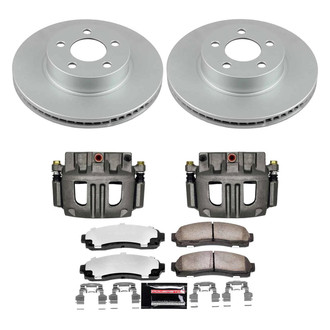 PowerStop® - Z36 Extreme Plain Front Brake Kit with Calipers