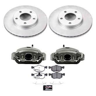 PowerStop® - Z36 Extreme Plain Front Brake Kit with Calipers