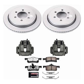 PowerStop® - Z36 Extreme Plain Rear Brake Kit with Calipers