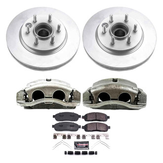 PowerStop® - Z23 Evolution Sport Plain Front Brake Kit with Calipers