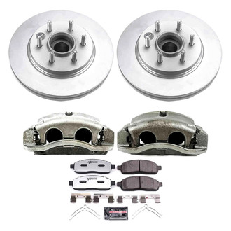 PowerStop® - Z36 Extreme Plain Front Brake Kit with Calipers