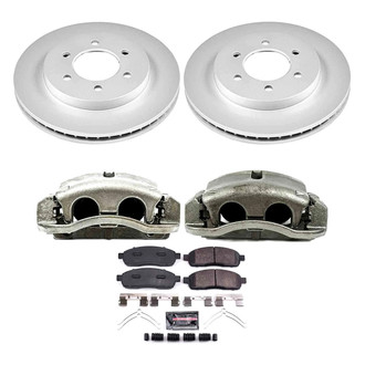 PowerStop® - Z23 Evolution Sport Plain Front Brake Kit with Calipers