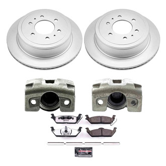 PowerStop® - Z36 Extreme Plain Rear Brake Kit with Calipers