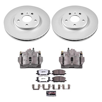 PowerStop® - Z36 Extreme Plain Front Brake Kit with Calipers