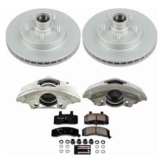 PowerStop® - Z23 Evolution Sport Plain Front Brake Kit with Calipers