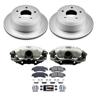 PowerStop® - Z23 Evolution Sport Plain Rear Brake Kit with Calipers