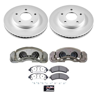 PowerStop® - Z36 Extreme Plain Front Brake Kit with Calipers