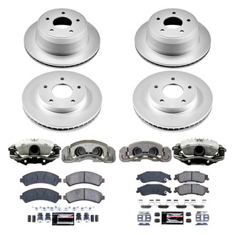 PowerStop® - Z23 Evolution Sport Plain Front and Rear Brake Kit with Calipers