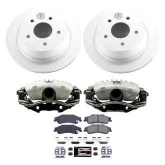 PowerStop® - Z23 Evolution Sport Plain Rear Brake Kit with Calipers