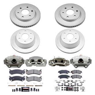 PowerStop® - Z23 Evolution Sport Plain Front and Rear Brake Kit with Calipers