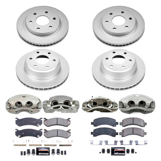PowerStop® - Z23 Evolution Sport Plain Front and Rear Brake Kit with Calipers