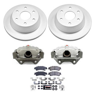 PowerStop® - Z23 Evolution Sport Plain Rear Brake Kit with Calipers