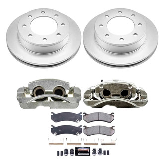 PowerStop® - Z23 Evolution Sport Plain Rear Brake Kit with Calipers