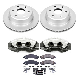 PowerStop® - Z23 Evolution Sport Plain Rear Brake Kit with Calipers