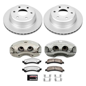 PowerStop® - Z36 Extreme Plain Rear Brake Kit with Calipers