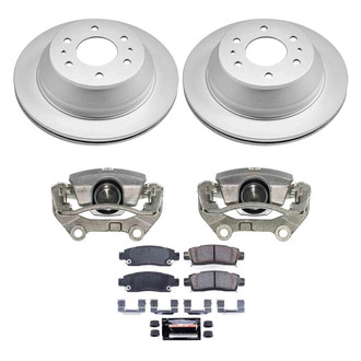 PowerStop® - Z23 Evolution Sport Plain Rear Brake Kit with Calipers